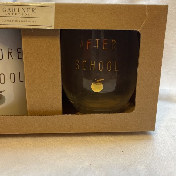 Teacher Gift Before School Coffee Mug Cup After School Wine Glass - Picture 4 of 9